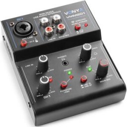 Mesa de Mistura 2 Canais com USB Audio (VMM201) - VONYX