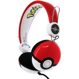 Auscultadores c/ Fio "Pokemon Pokeball Dome" (Vermelho) - OTL TECHNOLOGIES