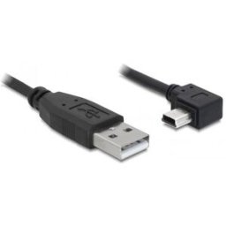 Cabo USB A Macho - Mini USB B Macho 2m (Preto) - DELOCK