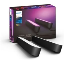 Pack 2x Barras de Luz LED Regulável Hue Play (Preto) - PHILIPS HUE