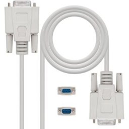 Cabo DB9 Macho - DB9 Femea Null Modem (1,8 mts) - Nanocable