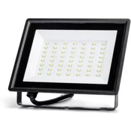 Projector LED Slim IP66 220VAC Branco F. 6000K 50W 4300Lm