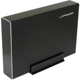 Caixa p/ Disco LC-35U3-Becrux-C1 3.5" SATA (Preto) - LC-POWER