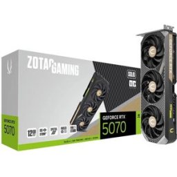 Placa Gráfica Gaming GeForce RTX 5070 SOLID OC 12GB GDDR7 DLSS4 - ZOTAC