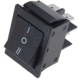 Interruptor Pressão (ON)-OFF-(ON) 15A 250V - Preto