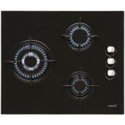 Placa a Gás CIB 6021 BK 3 Zonas 8100W (Preto) - CATA