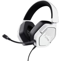 Auscultadores Headset Gaming GXT492W Carus c/ Fios Jack 3.5mm (Branco) - TRUST