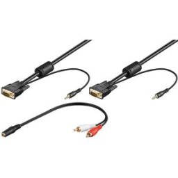 GOOBAY Cabo VGA Macho-Macho c/ Audio (10 mts)