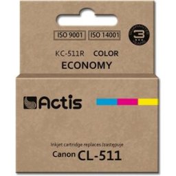 Tinteiro Compatível CL-511 Canon (Tricolor) - ACTIS
