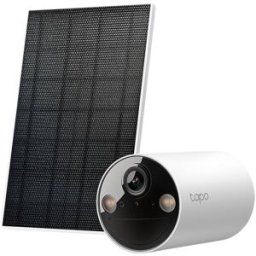 Câmara de Vigilância IP Tapo TC82 2K 3MP IP65 Wi-Fi c/ Bateria e Painel Solar Tapo A201 - TP-LINK