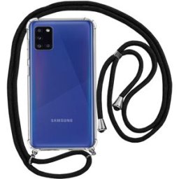 Capa Samsung A315 Galaxy A31 c/ Cabo Preto - COOL