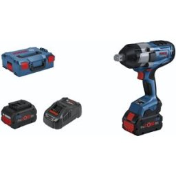 Berbequim 3/4" 1050Nm GDS 18V-1050 H c/ 2 Baterias + Carregador + Mala L-BOXX 136 - BOSCH