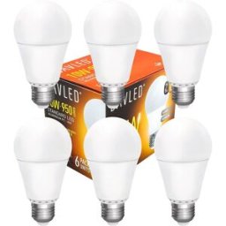 DAVLED Pack 6x Lampadas LED 220V E27 10W Branco Q. 3000K 950Lm
