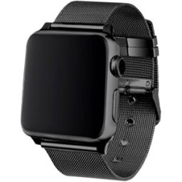 Correia Apple Watch Series 1/2/3/4/5/6/7/SE (42 / 44mm) Metal (Preto) - COOL