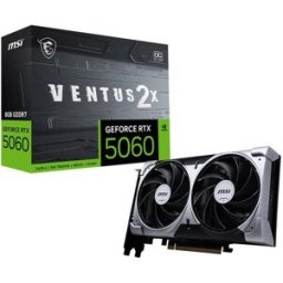 Placa Gráfica NVIDIA GeForce RTX 5060 "Blackwell" Ventus 2X OC 8G GDDR7 DLSS4 - MSI