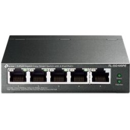 Switch TL-SG105PE 5 Portas Gigabit Smart Managed PoE+ - TP-LINK