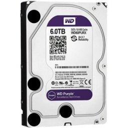 Disco Rígido 3,5" 6TB 5400RPM WD63PURU 64MB SATA 6Gb/s Purple - WESTERN DIGITAL