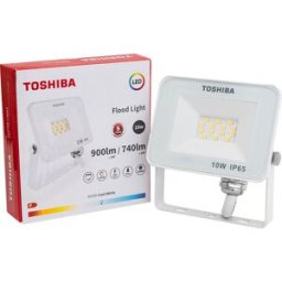Projector LED 220VAC 10W Branco F. 6000K 900Lm IP65 (Branco) - TOSHIBA