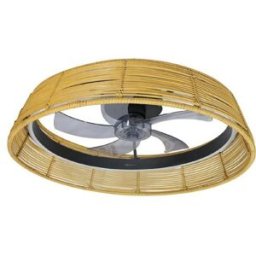 Ventoinha de Teto Energysilence Lampaero 600 Natural Design 20W - CECOTEC