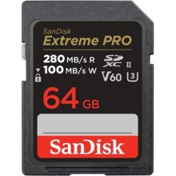 Cartão de Memória 64GB Extreme PRO SDXC UHS-II Classe 10 - SANDISK