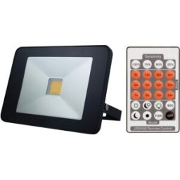 Projector LED IP65 220V Branco 4000K 50W 3750Lm c/ Sensor Presença Discreto - PEREL