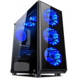 Caixa ATX USB 3.0 c/ Janela LED Azul - L-LINK