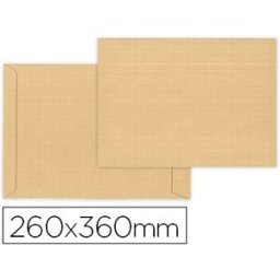 Envelope Bolsa Armado Kraft Envio De Seguranca 260X360 Mm Com Aba Em Tira De Silicone Papel 120 Gr