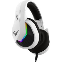 Auscultadores Headset Gaming X-IO RGB c/ Microfone (Branco) - PHOENIX