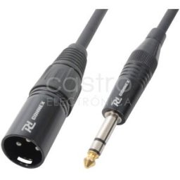 Cabo Jack 6,3mm Macho Stereo - Canon Macho Balanceado (3 mts) - POWER DYNAMICS CONNEX