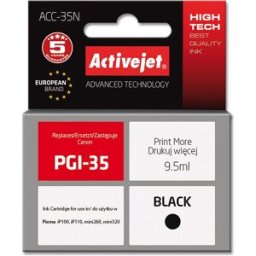 Tinteiro Compatível PGI-35 Canon (Preto) - ACTIVEJET