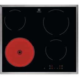 Placa Vitrocerâmica Serie 300 Radiant LRR6430M 4 Zonas 6500W (Preto/Inox) - ELECTROLUX