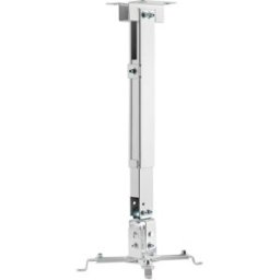 Suporte de Tecto Inox p/ Projetores Branco (até 560 mm) - AISENS