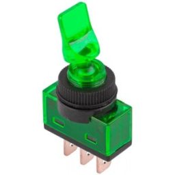 Interruptor Alavanca Luminoso ON-OFF Verde