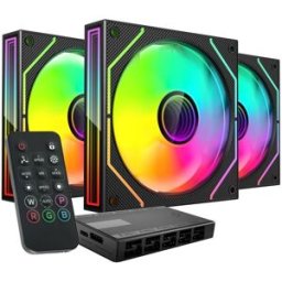 Pack 3x Ventoinhas MF3DPROKIT 120mm ARGB (Preto) - MARS-GAMING