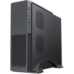 Caixa de PC Micro-ATX Lite S80 Slim + Fonte de Alimentação 300W Bronze 80+ (Preto) - PHOENIX