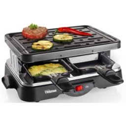 Raclette / Grelhador 22x18cm 500W (Preto) - TRISTAR