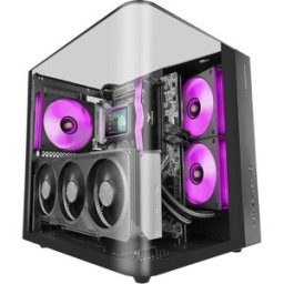 Caixa ATX MC-INFINIOLITE Frameless Tempered Glass (Preto) - MARS GAMING