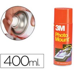SCOTCH Cola Spray 3M Photo Mount Adesiva Permanente Embalagem de 400 ml