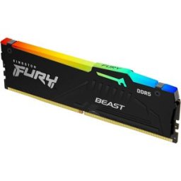 Memória RAM DIMM Fury Beast RGB 16GB (1x16GB) DDR5-6400MHz (AMD Expo/Intel XMP) CL32 - KINGSTON