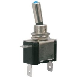 Interruptor Alavanca Luminoso (ON-OFF) 12VDC/25A - LED Azul