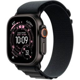 Apple Watch Ultra 3 GPS + Cellular 49mm Titânio Preto c/ Bracelete Loop Alpine Preta L