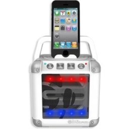 Coluna Portátil Bluetooth c/ Efeitos de LED (Branco) - iDance