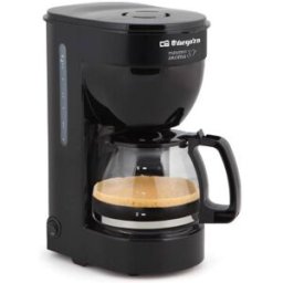 Máquina Café Filtro 600W (6 Chavenas) Preto - ORBEGOZO