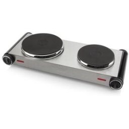 Placa Elétrica 2 Discos 15.5cm / 18.5cm 2500W (Inox) - TRISTAR