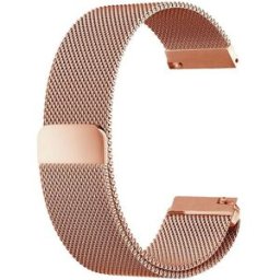 Correia Universal 22mm Amazfit GTR / Stratos / Huawei / Samsung / COOL Elite / Sunset Metal (Rosa Go