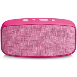 Coluna Portátil c/ Bluetooth BT 120 3W (Rosa) - LENCO