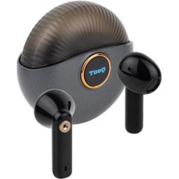 Auriculares Snail Bluetooth (Cinza/Preto) - TOOQ