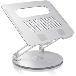 Suporte de Mesa Ajustável XL p/ Portátil/Tablet 10-17" (Prateado) - AISENS
