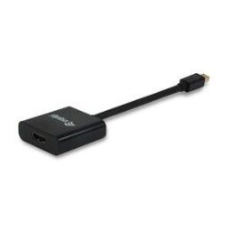 Adaptador Mini DisplayPort Macho -> HDMI Fêmea (Preto) - EQUIP
