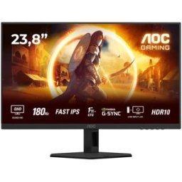 Monitor 23.8" G4 Q24G4RE Quad HD LED (Preto/Vermelho) - AOC